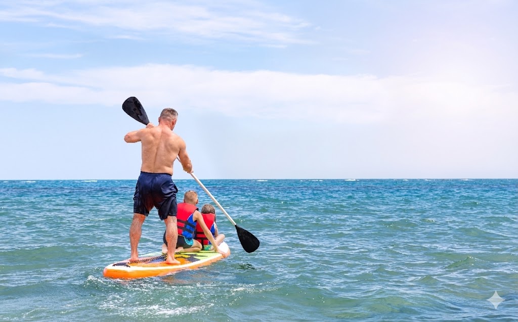 Paddle boarding in La Punta